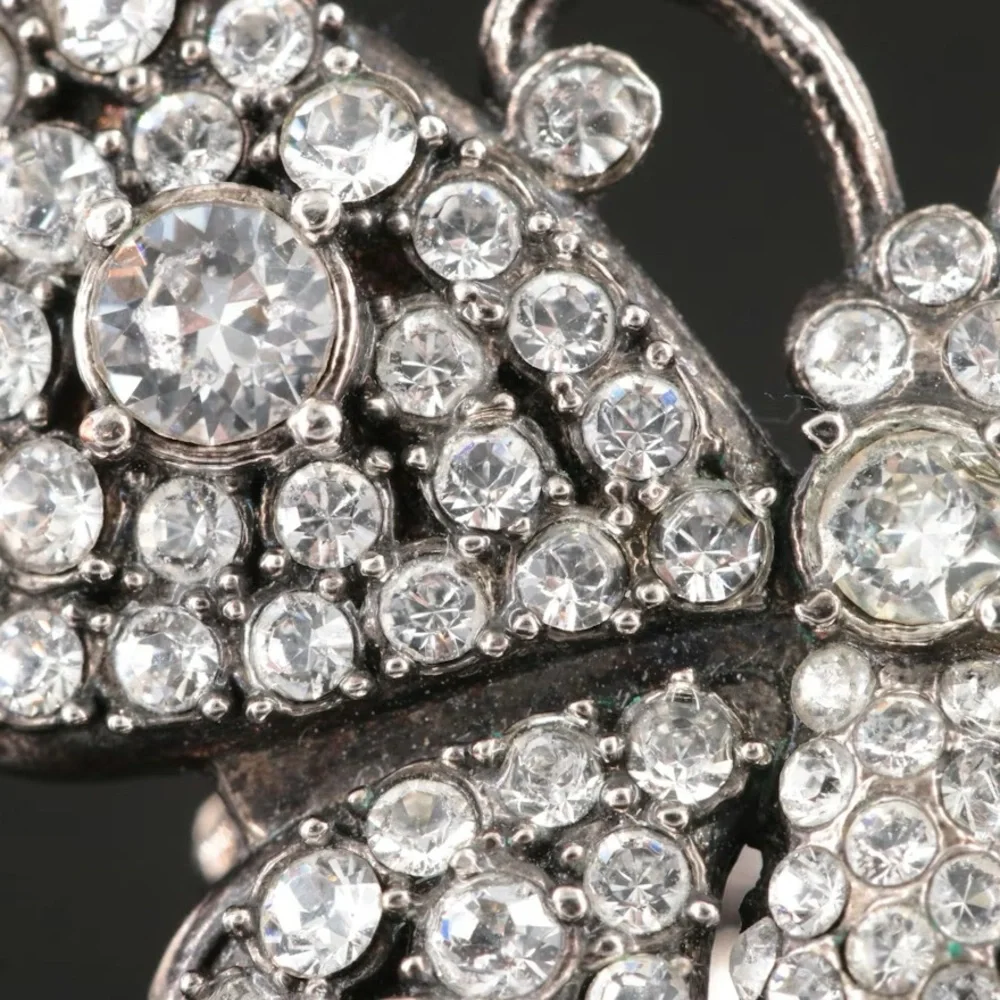 Gucci Crystal Butterfly Ring